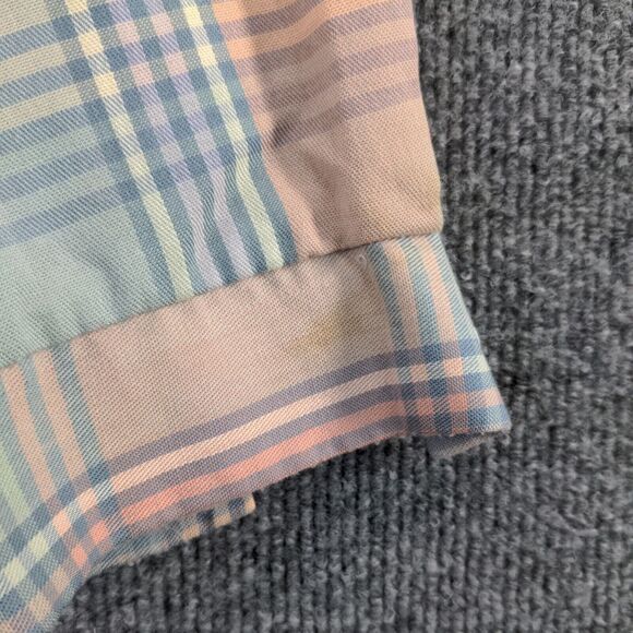 Ms Russ Womens Button Front Shirt Multi Plaid XXL Button Front Long Sleeve - Picture 9 of 16